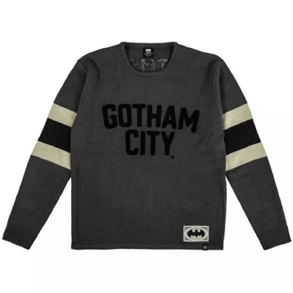 Heroes & Villains | VGUC Men’s Batman Gotham City Varsity Sweater DC Comics, M - Picture 2 of 10